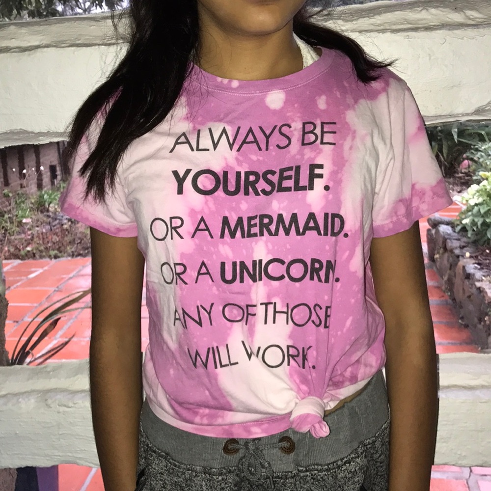 Unicorn // mermaid shirt